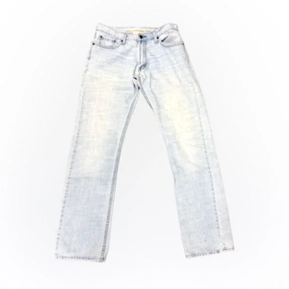 Men’s Levi’s Vintage 514’s White Tab-Green Writing Straight Leg 34”x 34” - Picture 1 of 5